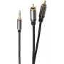 Garso laidas 3,5 mm 2 x RCA ShiverPeaks BS20-32055