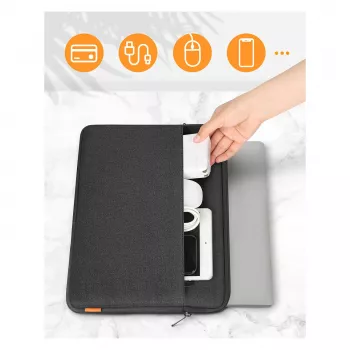 Dėklas Inateck LB01005 39,6 cm (15,6 inch) nešiojamiesiems kompiuteriams, juodas