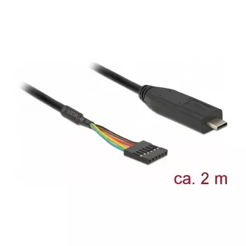 USB kabelis DeLOCK 63913 2m USB-C juodas