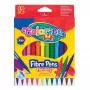 Colorino Kids rašikliai su pluoštiniu antgaliu 12 spalvų