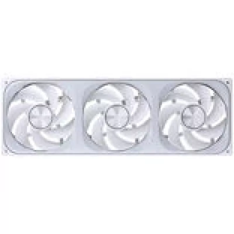 Jonsbo ZA-420WR 3×140 mm PWM Reverse ARGB ventiliatorių rinkinys baltas