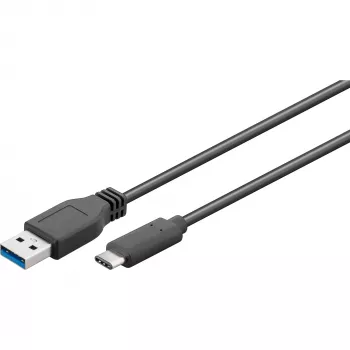 Wentronic Goobay USB 3.0 SuperSpeed laidas USB-C™, 3 m – USB 3.0 kištukas (A tipas) > USB-C kištukas (73141)