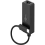 Goobay USB-C – Ethernet adapteris juodas, skirtas prijungti PC arba Apple MacBook prie tinklo (76579)
