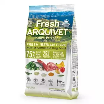 ARQUIVET Fresh Iberian Pork and fish - pusiau drėgnas šunų ėdalas - 2,5 kg