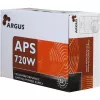INTER TECH Argus APS-720W - Maitinimo blokas (115-230 V, 20+4 kontaktų ATX, 47-63 Hz, 12V1, +12V2, +3.3V, +5V, +5Vsb, 12V, aktyvus, ATX, juoda)