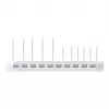 Unitek įkrovimo stotelė 10x USB 2.4A 60W balta