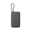Xiaomi Power Bank 20000mAh su integruotu kabeliu, tamsiai pilka, modelis 61828