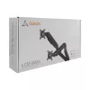 Sbox Desktop LCD-S024-3 Dviejų Monitorių Laikiklis (17-32/2x2-9kg/100x100)