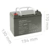 Sandarus AGM UPS akumuliatorius QOLTEC 53084 12V 36Ah LongLife