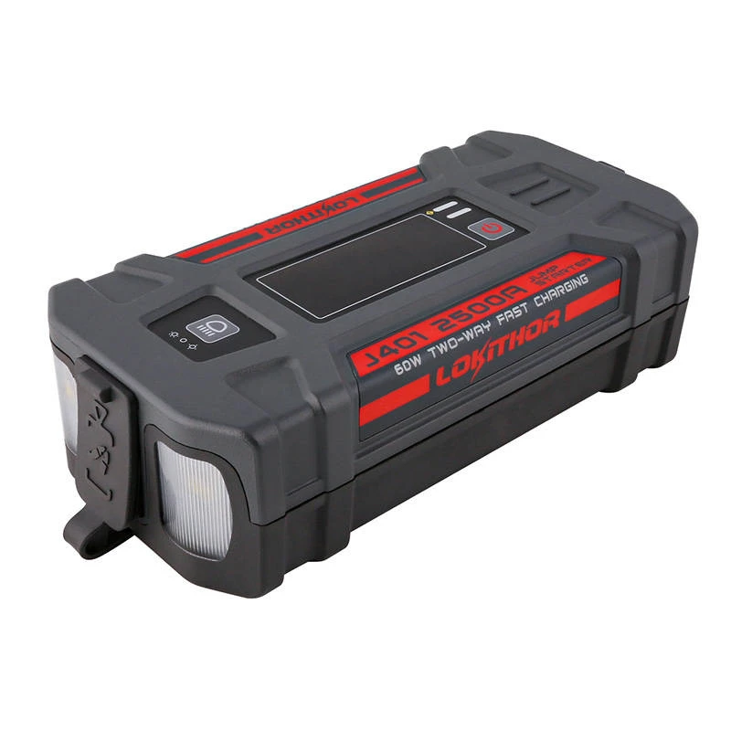Automobilio užvedimo starteris Lokithor J401 2500A, Powerbank 20000mAh