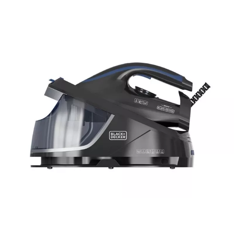 Garo generatorius Black+Decker BXSS2800E 2800W, 8 bar, 1,5 l talpa, nuolatinis garas 130 g/min, garo stiprinimas 400 g/min