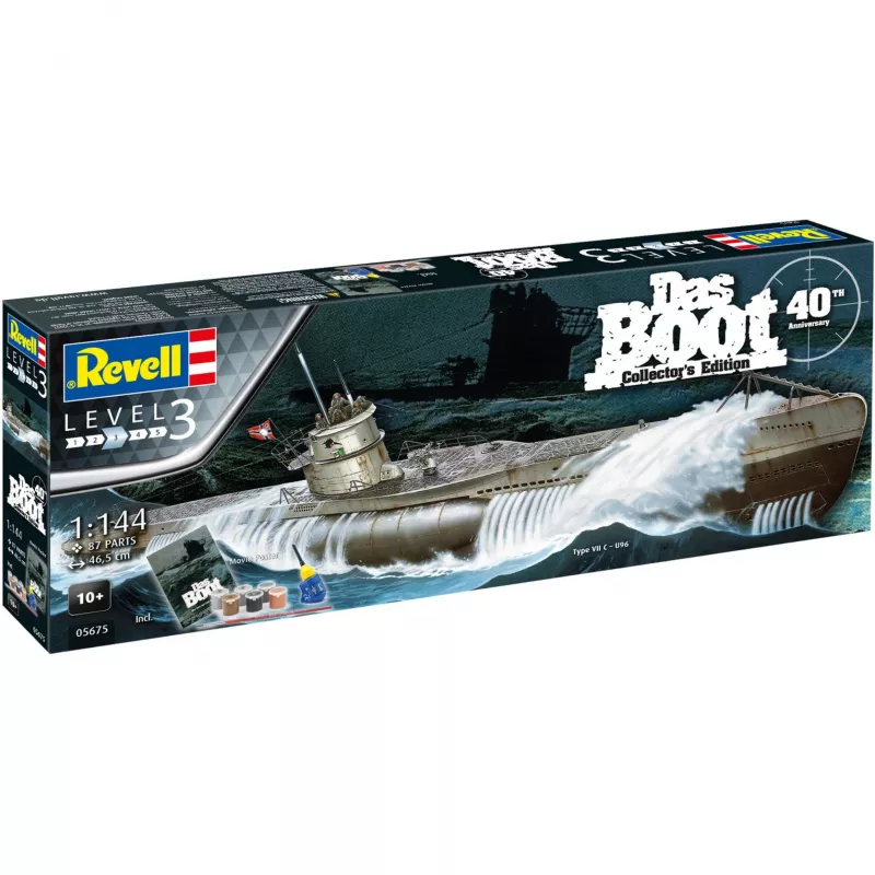 Modelinis rinkinys Revell DAS BOOT 40th Y. Gift Set