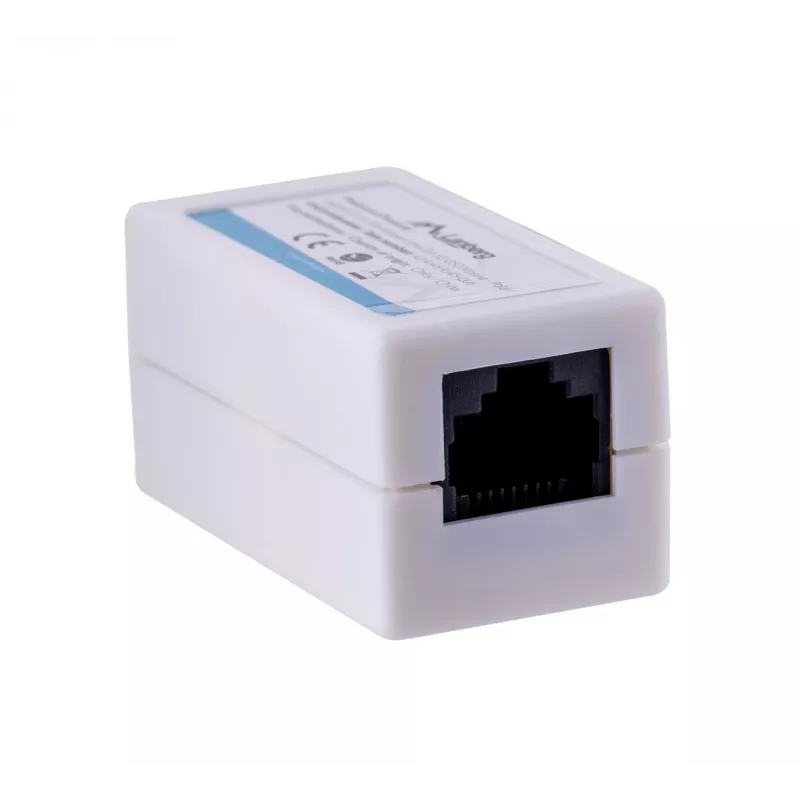 Tinklo jungtis LANBERG AD-RJ45-RJ45-OU6 — balta RJ-45 1 įėjimas į 1 išėjimą