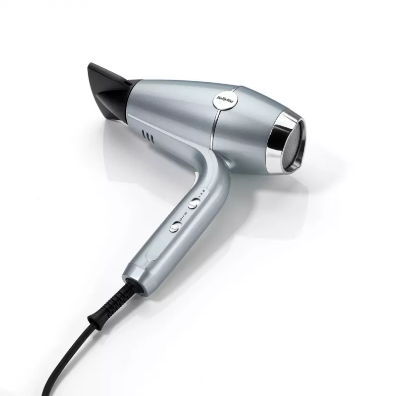 Plaukų džiovintuvas BABYLISS D773DE 2100 W, joninis, 3 šilumos / 2 greičio, šalto oro pūtimas, 2 antgaliai, metalinis