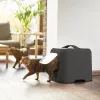 Rotho BIALA uždaras katės tualetas su gaubtu, antracito plastikas, 395×510×443 mm, su kastuvėliu