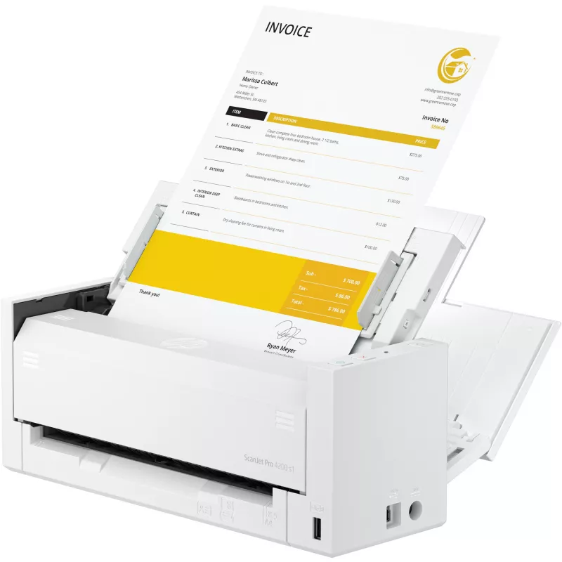 ADF skaitytuvas HP ScanJet Pro 4200 s1 600 x 600 DPI A4 mėlyna balta