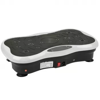 Extralink vibracinė platforma mankštai Moonwalk Spinmove balta