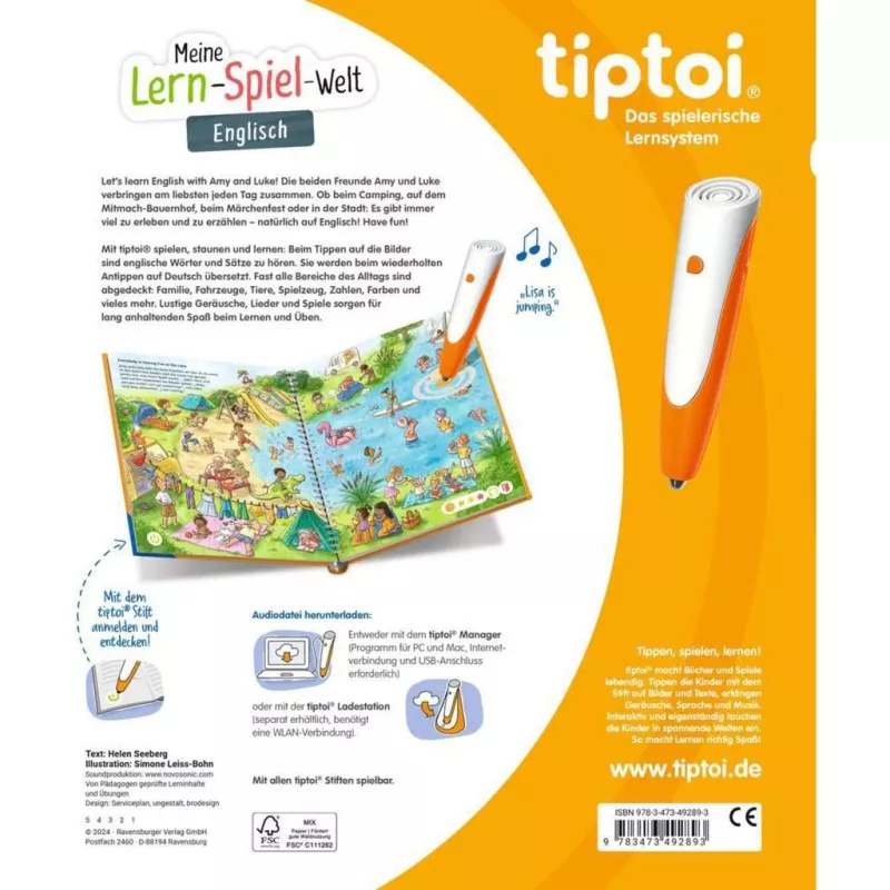tiptoi Meine Lern-Spiel-Welt: English, Mokomoji knyga