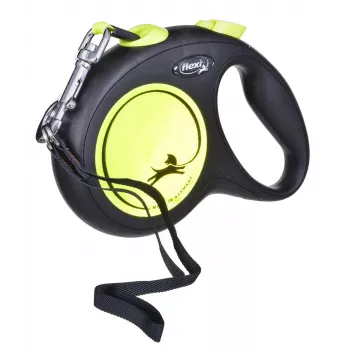 FLEXI New Neon L – ištraukiamas pavadėlis – 5 m