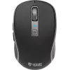 Dvigubas WiFi+Bluetooth belaidė pelė, įkraunama baterija, 5 mygtukai – Yenkee YMS 2085BK NOBLE