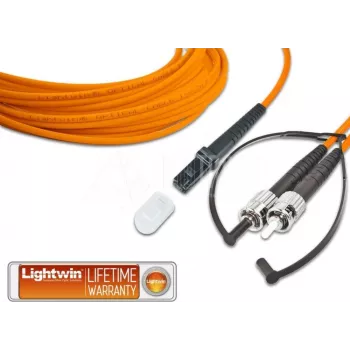 Lightwin aukštos kokybės dvipusis LWL šuoliukas, MM OM2, MTRJ - ST, 2.0 m
