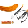 Lightwin aukštos kokybės dvipusis LWL šuoliukas, MM OM2, MTRJ - ST, 2.0 m