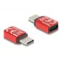 DeLOCK 60689 Mobiliojo įrenginio įkroviklis Raudonas 48V 2x USB Type-C