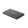 NATEC RHINO GO korpusas USB 3.0 2,5'' SATA HDD/SSD, juodas aliuminis
