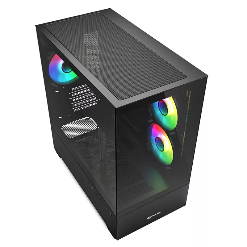 PC korpusas Sharkoon MK6 RGB Midi Tower White