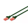 Tinklo kabelis Digitus CAT 6 U/UTP RJ-45 3m Žalias