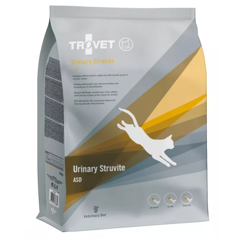 TROVET Urinary Struvite ASD - sausas ėdalas katėms - 2,5 kg