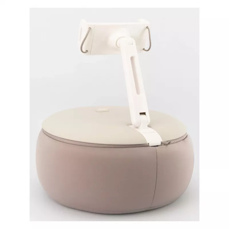 RealPower PillowStand-1 pasyvus laikiklis mobiliesiems telefonams / išmaniesiems telefonams / planšetiniams kompiuteriams, smėlio spalvos