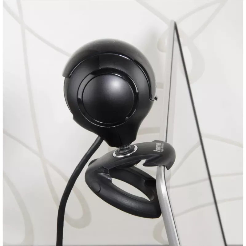 Hama 00053950 internetinė kamera 1.3 MP 1280 x 1024 pikseliai USB 2.0 Juoda