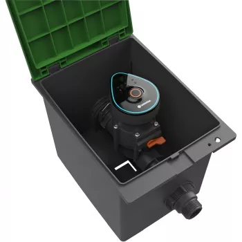 GARDENA 1285-20 Universal vožtuvų dėžė, mėlyna, juoda, oranžinė