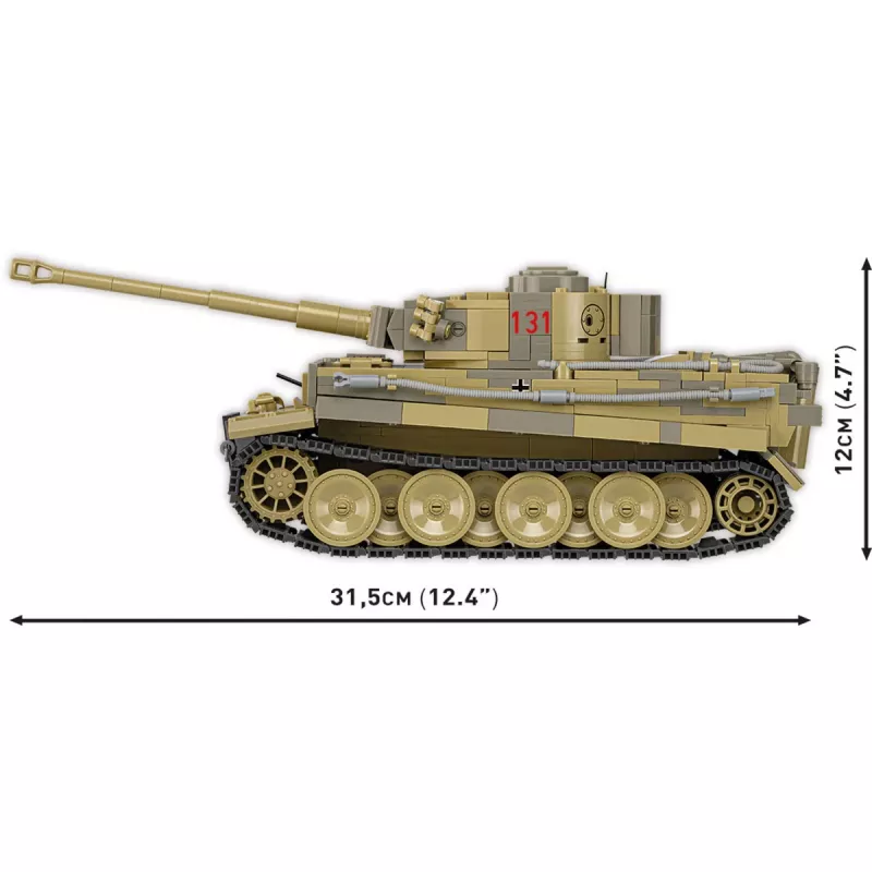 Konstruktorius COBI Panzer VI Tiger nr.131 – 1275 detalių