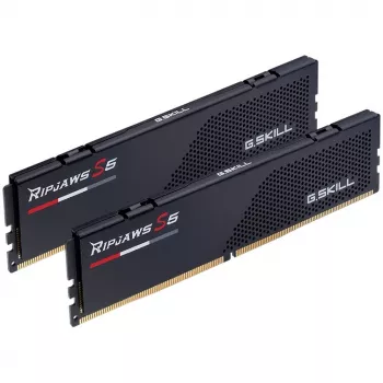 DIMM 32 GB DDR5-6000 (2x 16 GB) Dual-Kit, Arbeitsspeicher schwarz, F5-6000J3036F16GX2-RS5K, Ripjaws S5, INTEL XMP