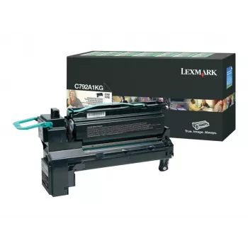 Tonerių kasetė Lexmark C792A1KG juoda 30000 puslapių