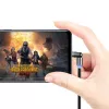 3 viename įkrovimo laidas ColorWay CW-CBUU037-BK — Lightning, Micro-USB, USB-C, 1 m, 2,4 A