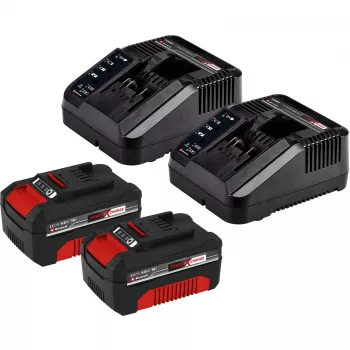 Akumuliatorinis vejapjovė GE-CM 43 Li M Kit, 36V (2x18V) (Raudona/juoda, 2x ličio jonų baterija 4,0 Ah)