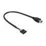USB kabelis DeLOCK 83170 USB 2.0 0,3 m Mini-USB B juodas