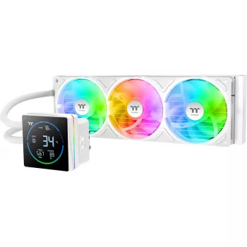 Skysčio aušintuvas procesoriui THERMALTAKE TH360-S V3 ARGB Sync AIO Snow Edition, 360 mm, ARGB, All-in-One