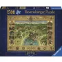 Dėlionė Ravensburger Hogwartso žemėlapis 1500 dalių – Ravensburger 1500 vnt.
