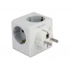 Maitinimo adapteris su kištuku F tipu DeLOCK 11496 2 USB prievadai 5V 2,4A 3A