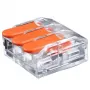 Hismart EL240456 universalus gnybtinis jungiklis, 3x 0,5–6,0 mm², 41 A, 450 V, 20 vnt.