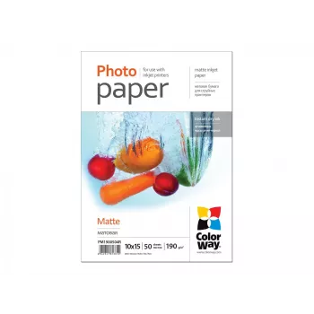 Matinė fotopopieriaus plėvelė 190 g/m² | 10x15 | 50 lapų