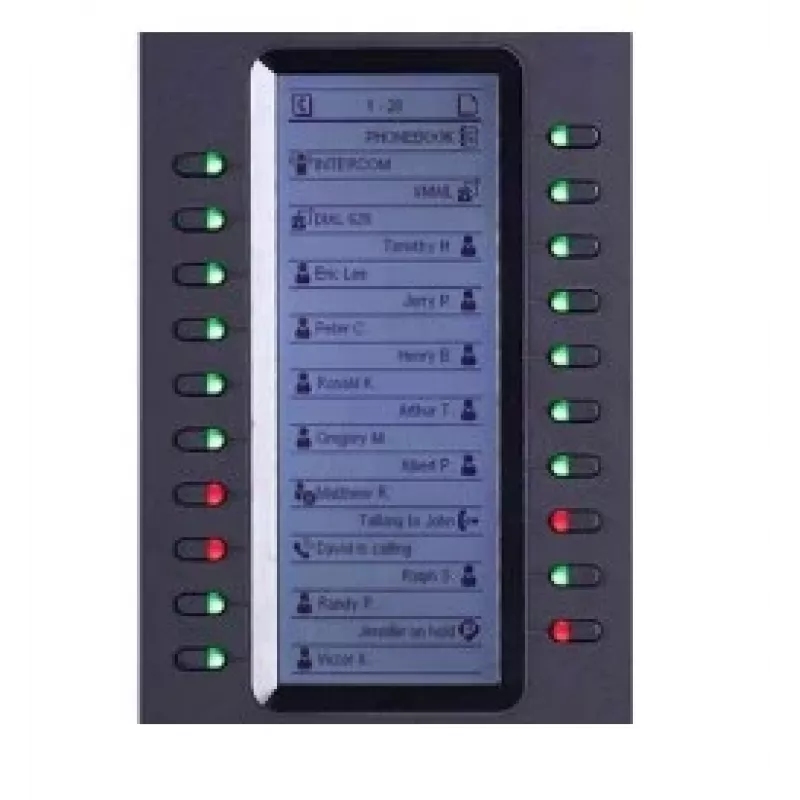 Grandstream Networks GXP2200EXT IP papildymo modulis, juodas, 20 mygtukų