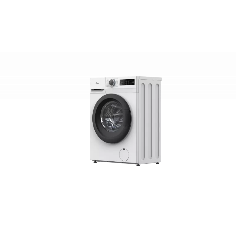 Priekinio pakrovimo skalbimo mašina Midea MF110W70B/W-HR — 7 kg, 1200 aps./min., A, 60×40 cm, LED ekranas, garų funkcija, balta