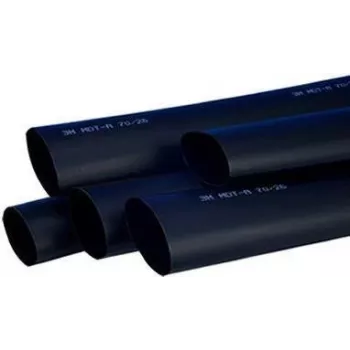 3M TE100037619 - Termosusitraukiantis vamzdelis - Juoda - Poliolefinas - 100 cm - 5 cm - 1,8 cm (7000099086)