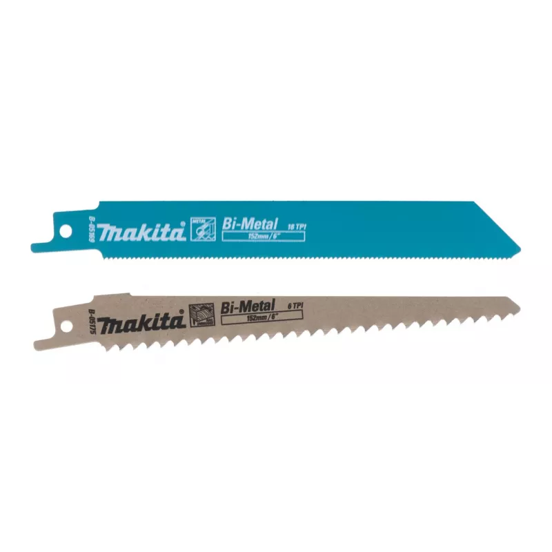 Makita DJR187Z akumuliatorinis kardinis pjūklas, 18 V Li-Ion, 32 mm eigos ilgis, 2 300–3 000 eigų/min, be akumuliatoriaus, juodai mėlynas