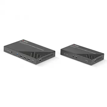 Lindy 70m Cat.6A HDMI 4K60 & Type C HDBaseT 3.0 KVM prailgintuvas